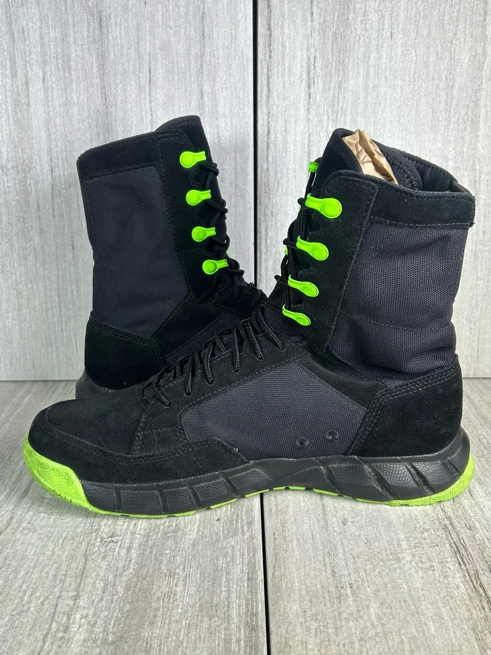 Oakley Coyote Light Assault 2 Black Green Combat Tactical Boot Mens Size 8.5